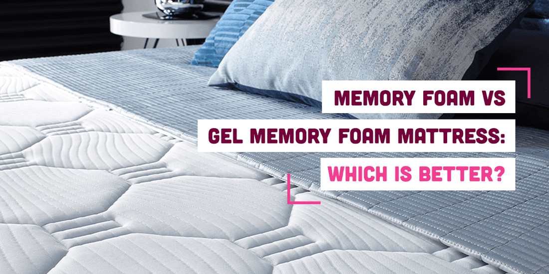 Memory foam vs gel mattress banner