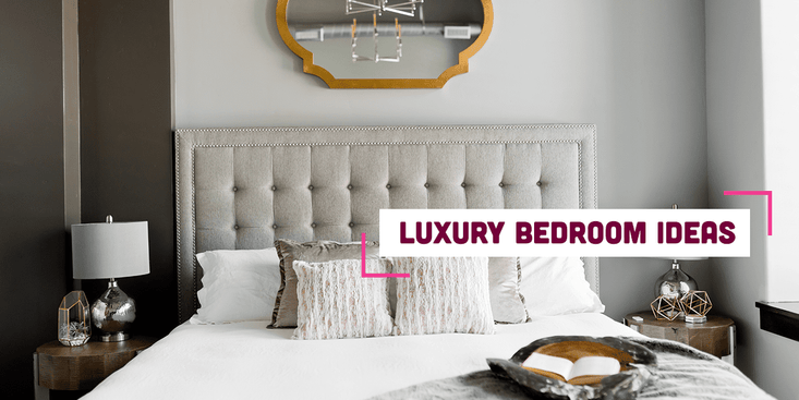 Luxury bedroom featuring memory foam mattress