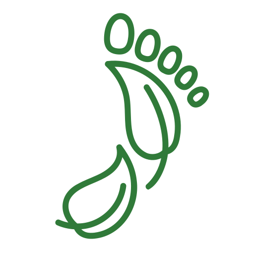 Lower carbon footprint